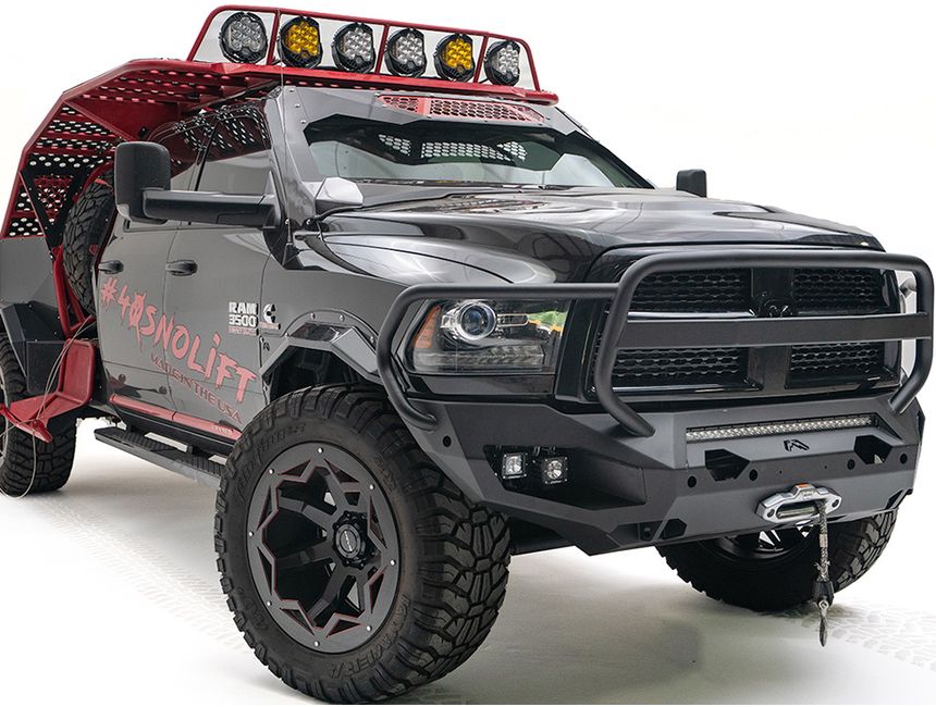 Fab Fours Matrix Front Bumper w/ Grille Guard Bare DR10X2950B