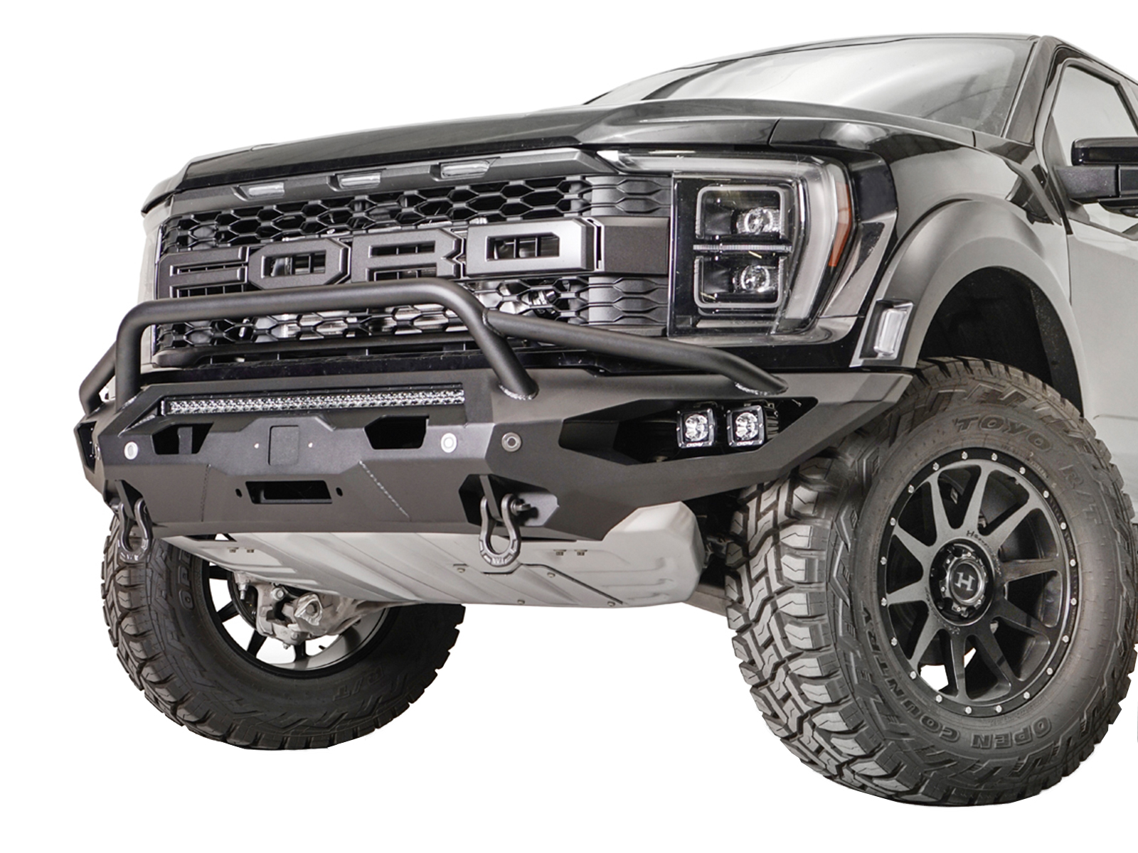 Fab Fours Matrix Front Bumper with Prerunner Guard FR21-X5352-1