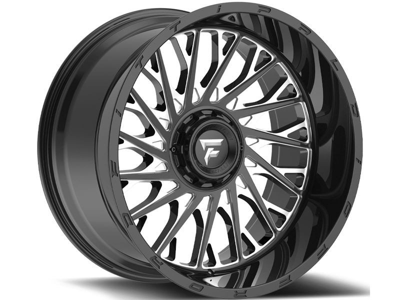 Fittipaldi Off-Road Milled Gloss Black FTC 08 Wheels | Havoc Offroad