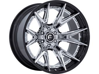 Fuel Chrome & Black Catalyst Wheel