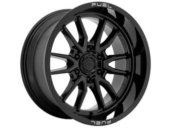 Fuel Gloss Black Clash 6 Wheels