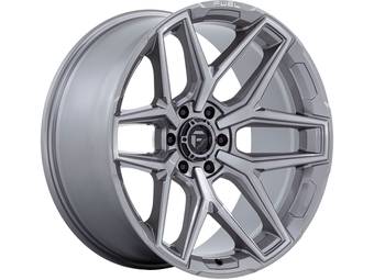 Fuel Grey Flux 6 Wheel