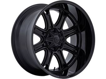 Fuel Matte Black Darkstar Wheels