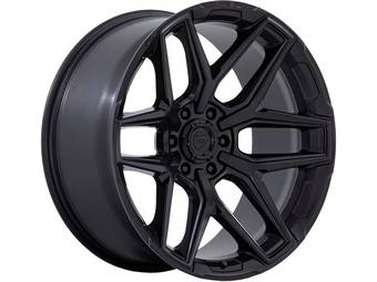 Fuel Matte Black Flux 6 Wheel