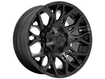 Fuel Matte Black Twitch Wheels