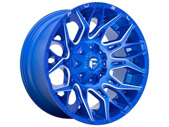 Fuel Milled Blue Twitch Wheels