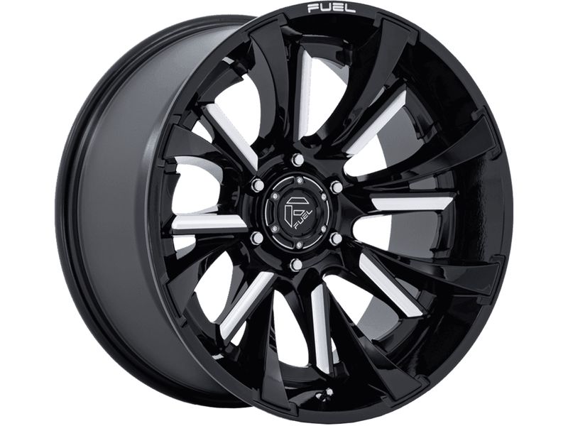 Fuel Milled Gloss Black Tantrum Wheels | Havoc Offroad