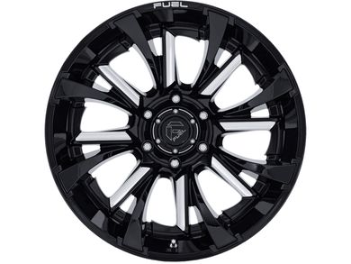 Fuel Milled Gloss Black Tantrum Wheels | Havoc Offroad