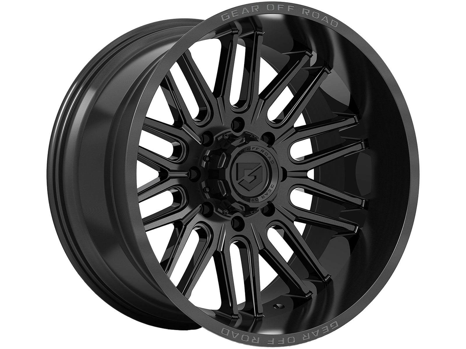 Gear Off-Road Gloss Black Lumen Wheel 766B-2228744 | Havoc Offroad