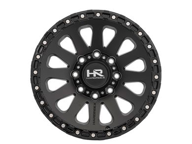Hardrock Matte Black H102 Wheels | Havoc Offroad