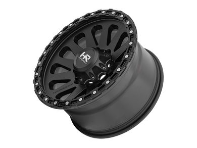 Hardrock Matte Black H102 Wheels | Havoc Offroad