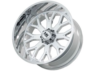 Hardrock Chrome Slammer Wheel H504-221278144C | Havoc Offroad