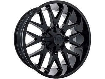 Hardrock Gloss Black Affliction Wheels