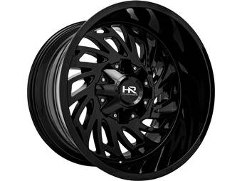 Hardrock Gloss Black Attack Wheels