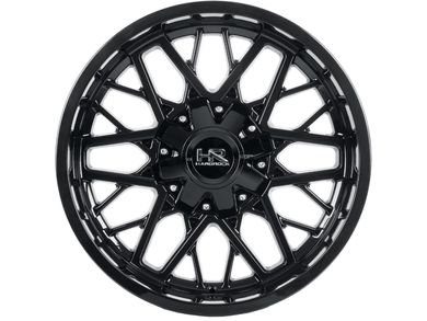 Hardrock Gloss Black Bomber Wheel H714-209037000GB | Havoc Offroad