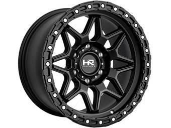 Hardrock Matte Black H105 Wheels