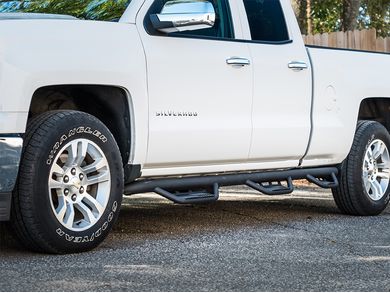 Havoc HS3 Black Hoop Steps | Havoc Offroad