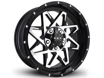 HD Off-Road Machined Matte Black Caliber Wheels