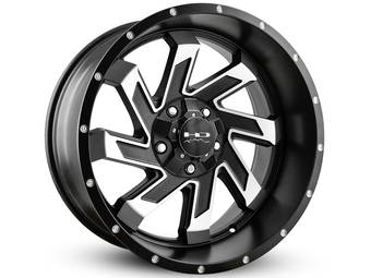 HD Off-Road Machined Matte Black SAW Wheels