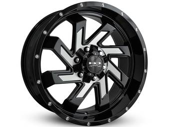 HD Off-Road Milled Gloss Black SAW Wheels