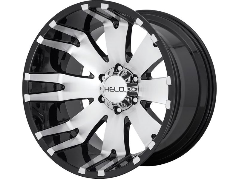 Helo Machined Gloss Black HE917 Wheels