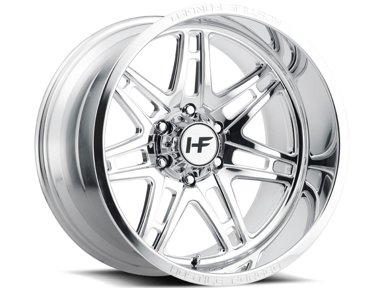 Hostile Forged Polished Atomic Wheel HF05-2414817045P | Havoc Offroad