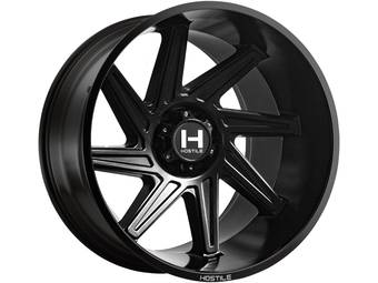 Hostile Matte Black DAGR Wheels