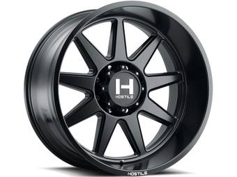 Hostile Matte Black Omega Wheels