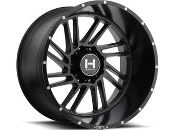 Hostile Matte Black Stryker Wheels