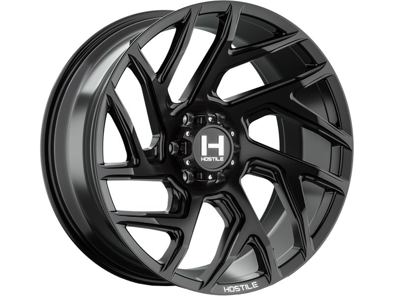 Hostile Matte Black Vortex Wheels | Havoc Offroad