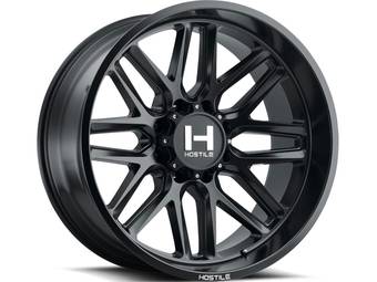 Hostile Matte Black Vulcan Wheels