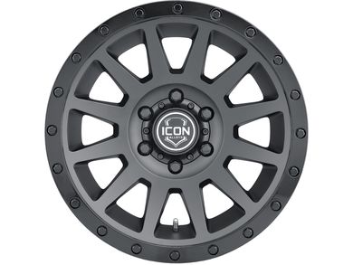Icon Double Black Compression Wheel ICO-2018909060DB | Havoc Offroad