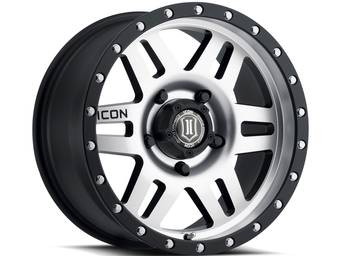 Icon Machined Matte Black Six Speed Wheels