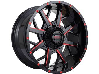 Impact Off-Road Gloss Black & Red 815 Wheels