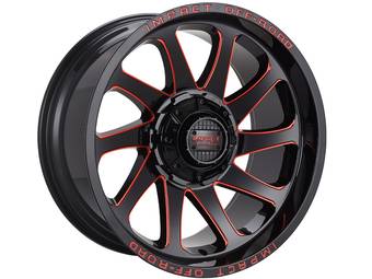 Impact Off-Road Gloss Black & Red 825 Wheels