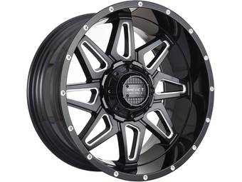 Impact Off-Road Milled Gloss Black 807 Wheels