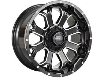 Impact Off-Road Milled Gloss Black 818 Wheels