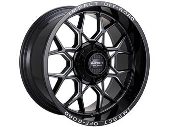 Impact Off-Road Milled Gloss Black 828 Wheels