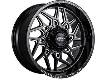 Impact Off-Road Milled Gloss Black 829 Wheels