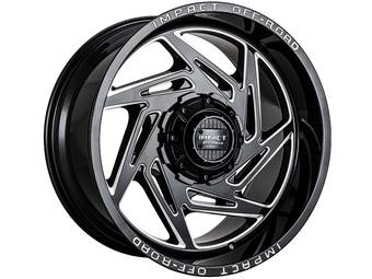 Impact Off-Road Milled Gloss Black 830 Wheels