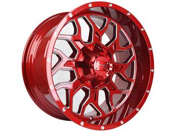 Impact Off-Road Milled Red 813 Wheels