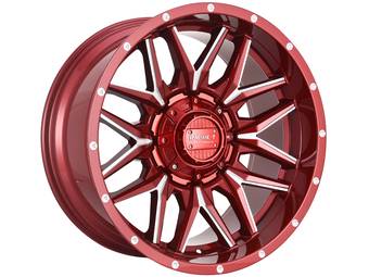 Impact Off-Road Milled Red 819 Wheels