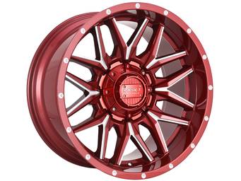 Impact Off-Road Milled Red 819 Wheels