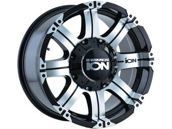 Ion Machined Gloss Black 187 Wheels