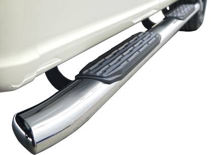 Ionic 5" Stainless Curved Nerf Bars Content 01