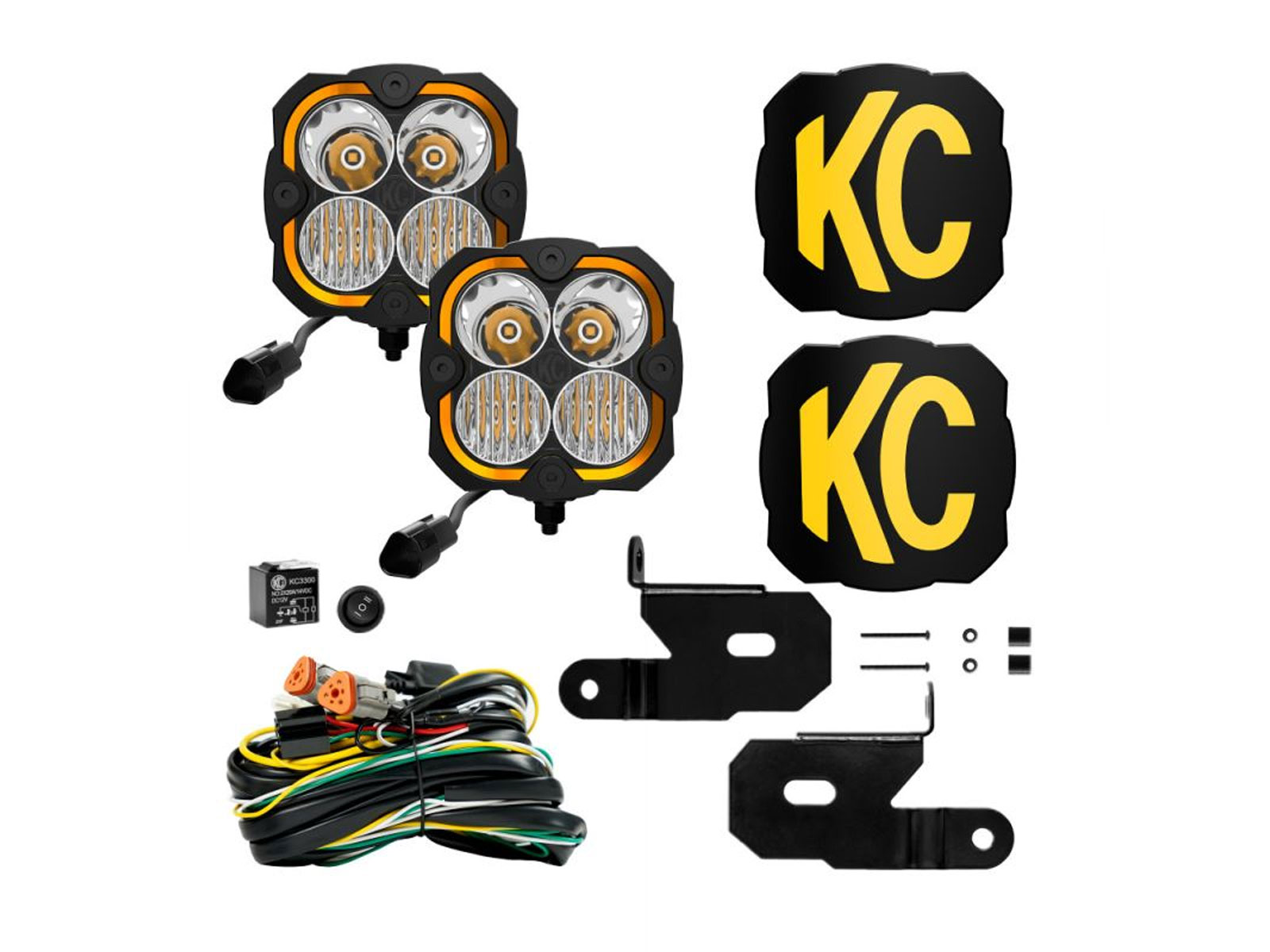 KC HiLiTES FLEX ERA 4 Custom Light Mounts 97141 | Havoc Offroad