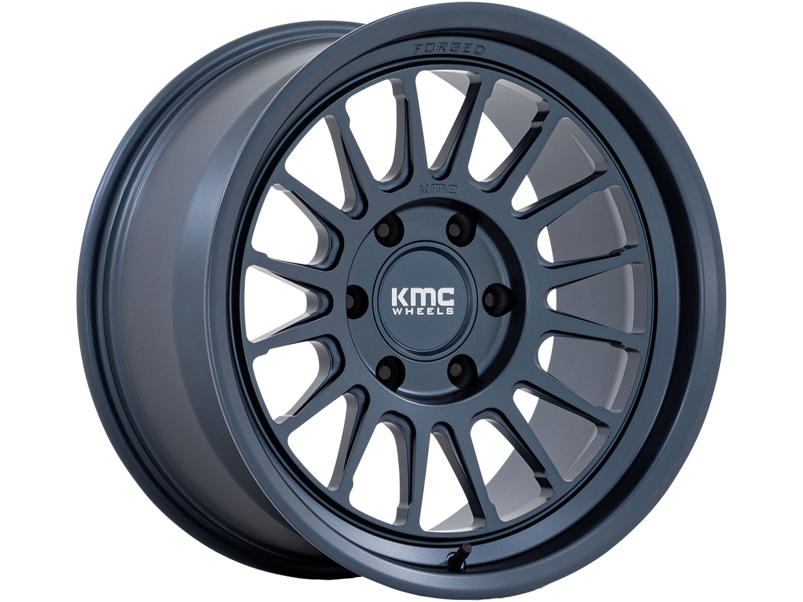 KMC Forged Blue KM447 Impact Wheel KM447LX18906818 | Havoc Offroad