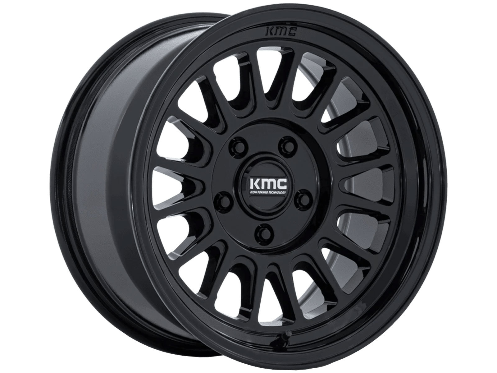 KMC Gloss Black KM733 Impact FFT Wheels | Havoc Offroad