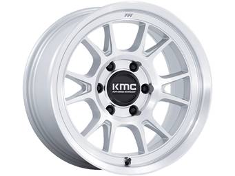 KMC Machined Silver KM729 Range Wheel