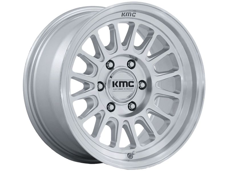 KMC Machined Silver KM733 Impact FFT Wheels | Havoc Offroad